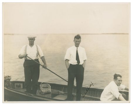 Lot #439 Charles Lindbergh: Lindbergh adrift during his triumphant 1927 North American tour - Image 1