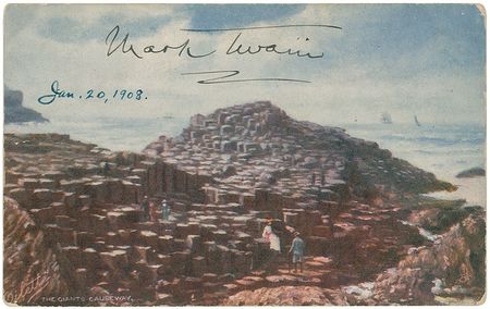 Lot #526 Samuel L. Clemens Postcard - Image 1