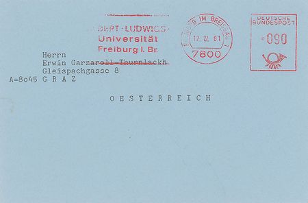 Lot #358 Friedrich Hayek Handwritten Letter Signed - Image 2