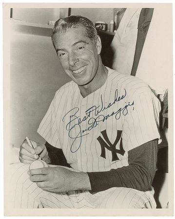 Lot #848 Joe DiMaggio Signed Photographs - Image 1