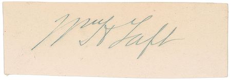 Lot #120 William H. Taft and Herbert Hoover Signatures - Image 2