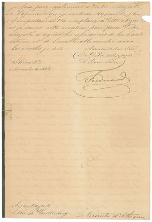 Lot #350 Ferdinand II Signed Letter - Image 2