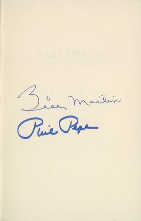 Lot #860 Billy Martin Baseball and Book - Image 2