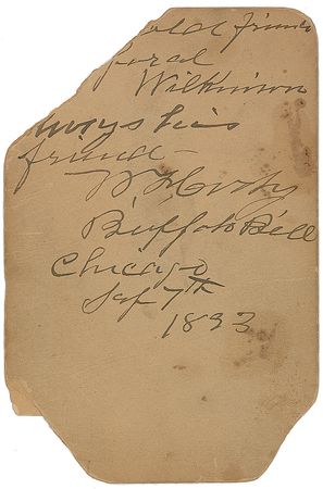 Lot #272 William F. ?Buffalo Bill? Cody Signed Photograph - Image 1