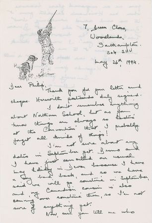 Lot #345 Millvina Dean Handwritten Letter Signed - Image 1