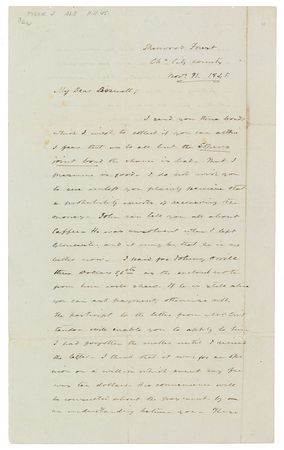 Lot #23 John Tyler: The ex-president collects on