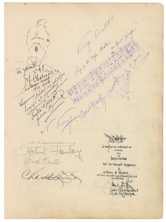 Lot #576 Feodor Chaliapin Sketch - Image 1