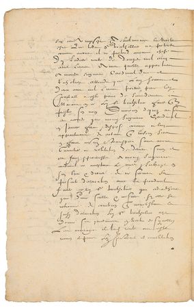 Lot #315 Cardinal Richelieu Signed Document - Image 2