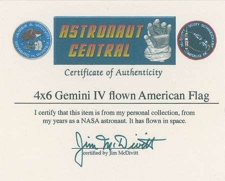 Lot #447 Jim McDivitt: “Flown on Gemini IV” - Image 2