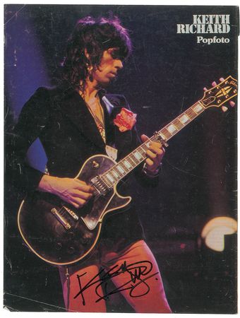 Lot #643 Rolling Stones: Jagger and Richards Signed Photographs - Image 1