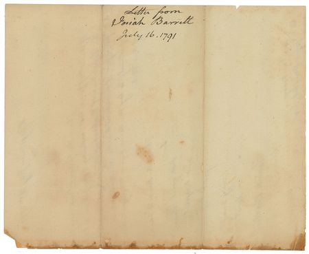 Lot #182 New Hampshire: Josiah Bartlett Handwritten Letter Signed - Image 2