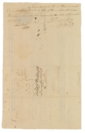 Lot #197 South Carolina: Thomas Heyward, Jr. Signed Document - Image 2