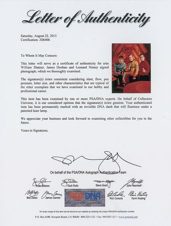 Lot #807 Star Trek Signed Photograph - Image 2