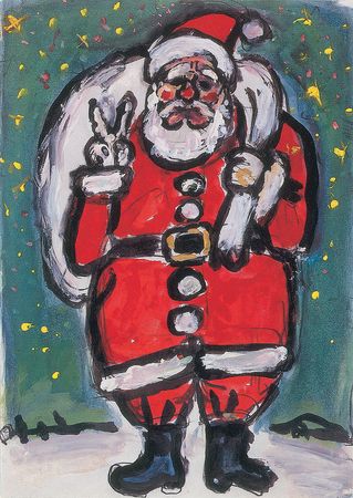 Lot #794 Akira Kurosawa Christmas Card - Image 2
