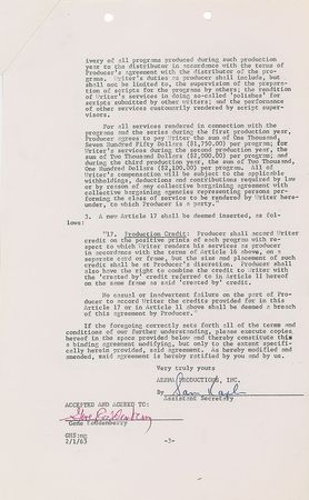 Lot #809 Star Trek: Gene Roddenberry - Image 2
