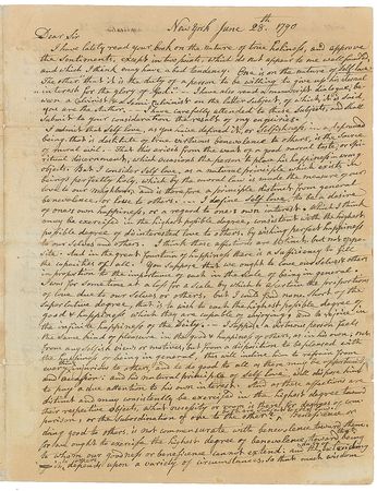 Lot #168 Connecticut: Roger Sherman: The Connecticut founding father analyzes “the nature of true holiness” - Image 1