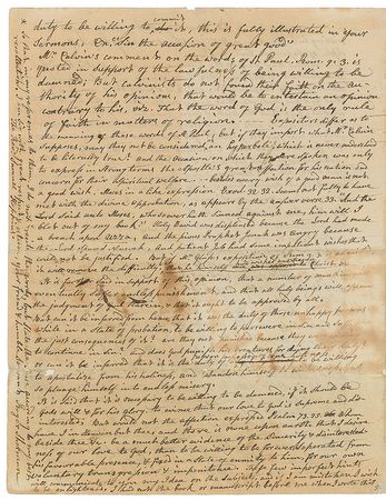 Lot #168 Connecticut: Roger Sherman: The Connecticut founding father analyzes “the nature of true holiness” - Image 3