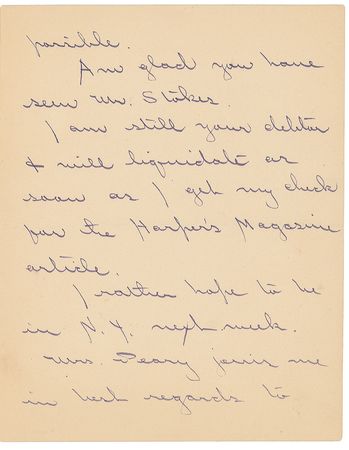 Lot #376 Robert E. Peary Handwritten Letter Signed - Image 2