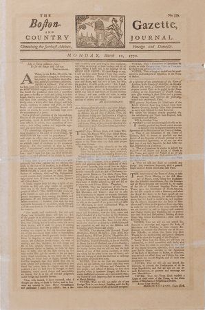 Lot #207 Boston Massacre - Image 1