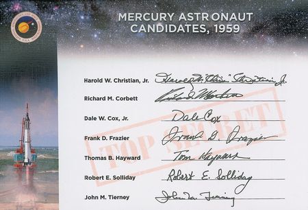 Lot #474  Mercury Astronaut Candidates - Image 1