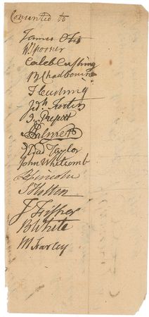 Lot #237 James Otis, Jr. and James Warren Signed Document - Image 2