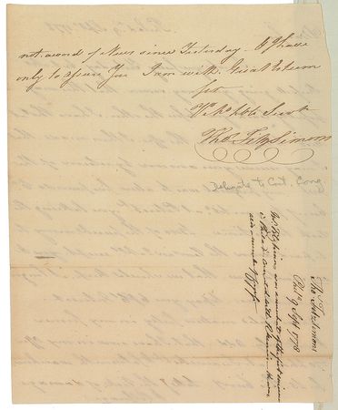 Lot #218 Thomas FitzSimons - Image 2