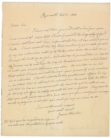 Lot #259 James Thacher - Image 1