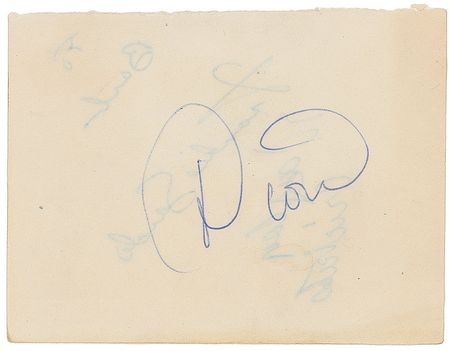 Lot #648 Ritchie Valens Signature - Image 3