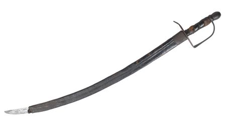 Lot #226 James Potter Saber with Scabbard: Exceedingly rare Potter saberâ€”the ultimate sword of the American Revolution - Image 1
