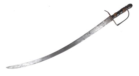 Lot #226 James Potter Saber with Scabbard: Exceedingly rare Potter saberâ€”the ultimate sword of the American Revolution - Image 2