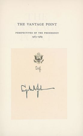 Lot #135 Lyndon B. Johnson Book - Image 1