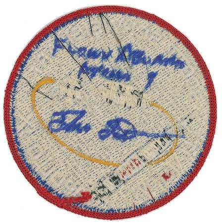 Lot #448 Apollo 9: CMP Scott’s flown Apollo 9 patch - Image 1