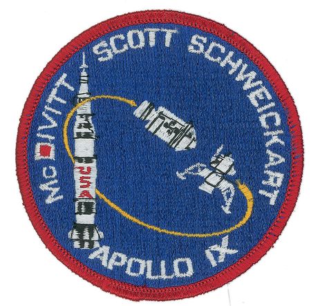 Lot #448 Apollo 9: CMP Scott’s flown Apollo 9 patch - Image 2