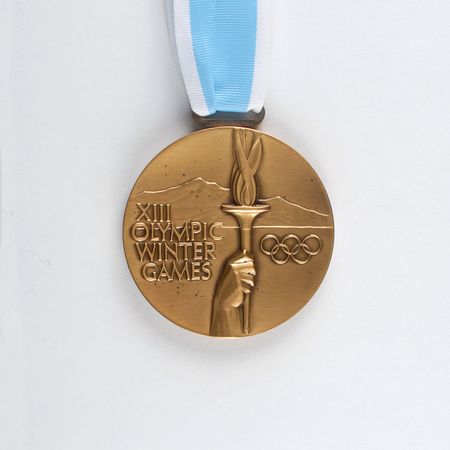 Lot #3070 Lake Placid 1980 Winter Olympics Bronze Winner?s Medal Awarded to Bo Berglund - Image 1