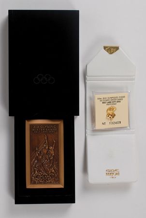 Lot #3092 Salt Lake City 2002 Winter Olympics Collection Belonging to Brett Hull - Image 1