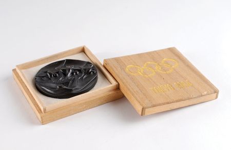 Lot #3049 Tokyo 1964 Summer Olympics Participation Medal - Image 3