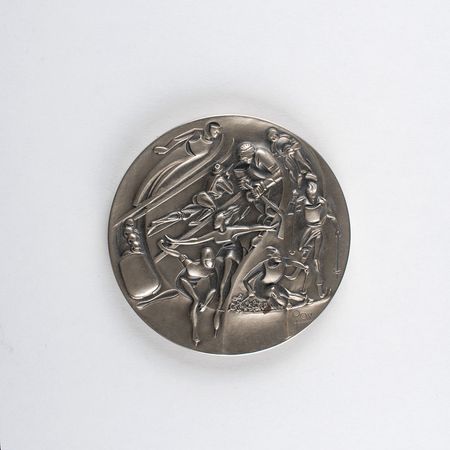 Lot #3068 Lake Placid 1980 Winter Olympics Participation Medal - Image 2