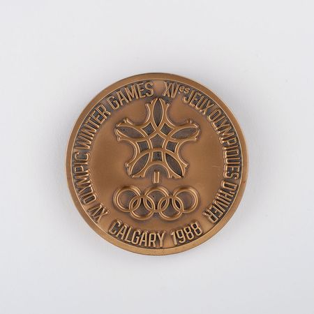 Lot #3080 Calgary 1988 Winter Olympics Participation Medal - Image 1