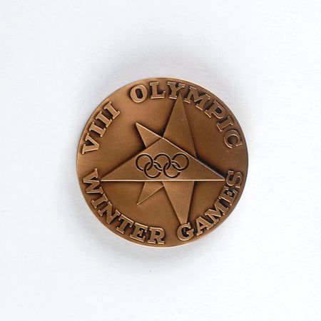 Lot #3044 Squaw Valley 1960 Winter Olympics Participation Medal - Image 1