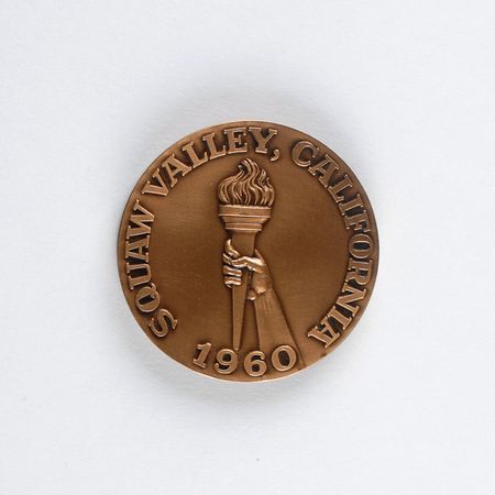 Lot #3044 Squaw Valley 1960 Winter Olympics Participation Medal - Image 2