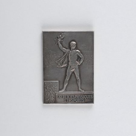 Lot #3003 Paris 1900 Summer Olympics Silvered Bronze Winner?s Medal - Image 1