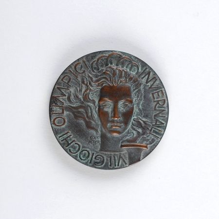 Lot #3040 Cortina 1956 Winter Olympics Bronze Winner?s Medal - Image 1