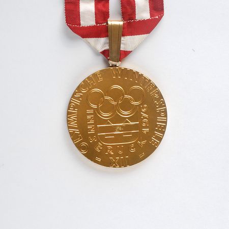 Lot #3064 Innsbruck 1976 Winter Olympics Gold Winner?s Medal - Image 1