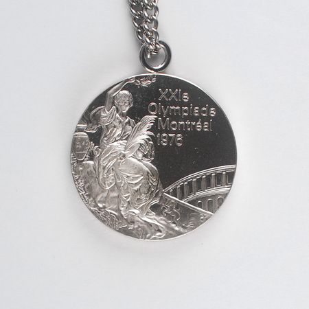 Lot #3065 Montreal 1976 Summer Olympics Silver Winner?s Medal - Image 1