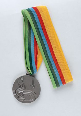 Lot #3069 Moscow 1980 Summer Olympics Silver Winner’s Medal - Image 4