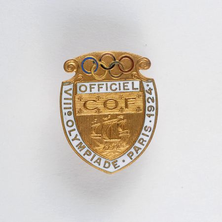 Lot #3019 Paris 1924 Summer Olympics Official’s