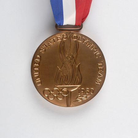 Lot #3072 Moscow 1980 Summer Olympics US Boycott Medal - Image 1