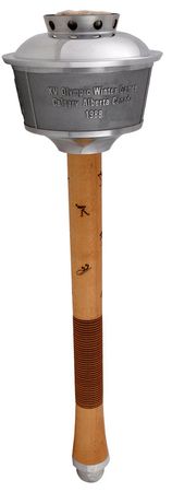 Lot #3081 Calgary 1988 Winter Olympics Torch - Image 2