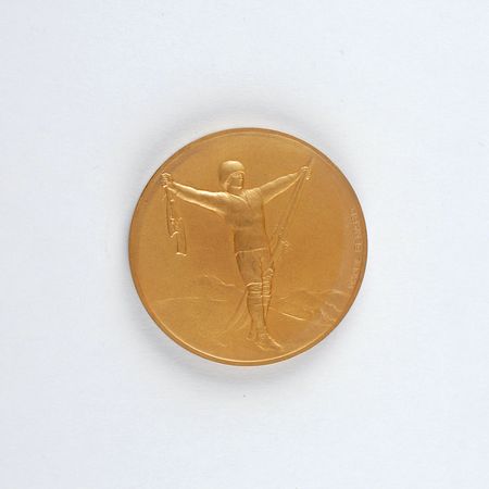 Lot #3013 Chamonix 1924 Winter Olympics Gold Winner?s Medal - Image 1