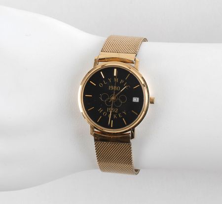 Lot #3084 Albertville 1992 Winter Olympics USA Hockey Team Watch - Image 5
